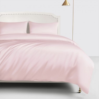 Best Baby Pink 22 Momme Mulberry Silk Duvet Cover Canada