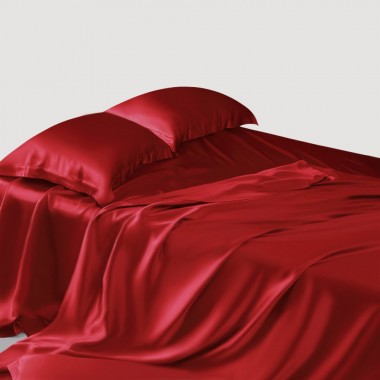 Best Cherry 22 Momme Mulberry Silk Sheet Set Canada