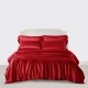 Best Cherry 3 PCS 22 Momme Mulberry Silk Duvet Cover Set Canada