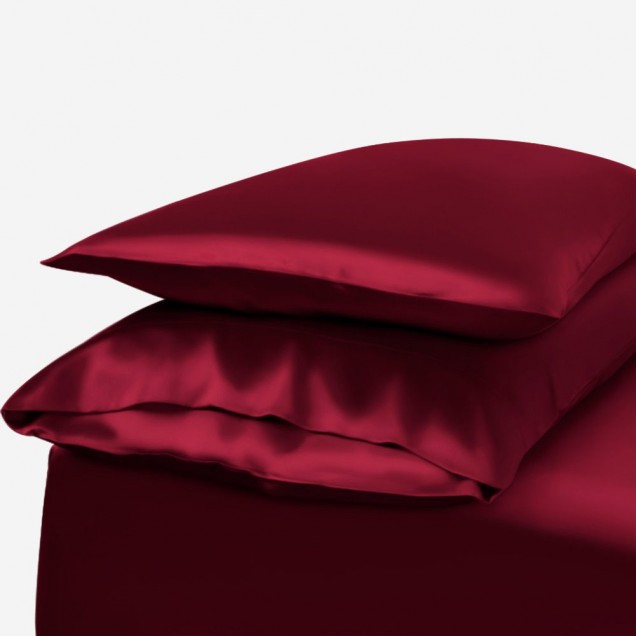 Best Claret Envelope 22 Momme Mulberry Silk Pillowcase Canada