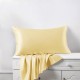 Best Gold 22 Momme Mulberry Silk Pillowcase with Hidden Zipper Canada