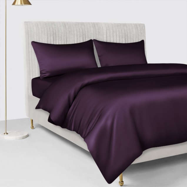 Best Grape 22 Momme Mulberry Silk Duvet Cover Canada