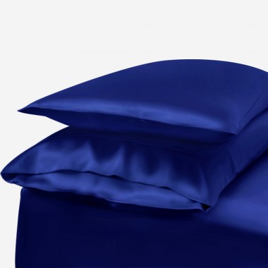 Best Royal Blue Envelope 22 Momme Mulberry Silk Pillowcase Canada