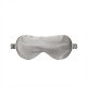 Best Silver & Ivory Suede Rose Silk Eye Mask Canada